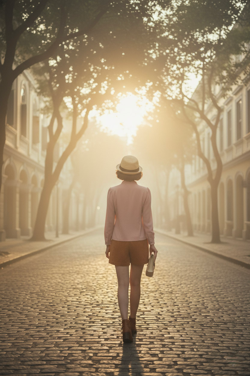 Áo kiểu cổ nơ retro thời trang Hity