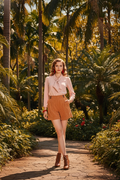 Áo kiểu cổ nơ retro thời trang Hity