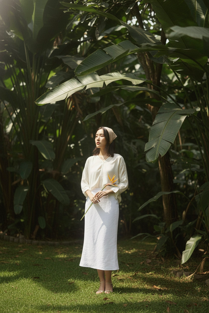 Áo kiểu cổ tim tay dài phối ren thời trang Hity