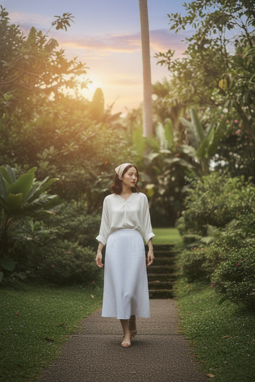 Áo kiểu cổ tim tay dài phối ren thời trang Hity