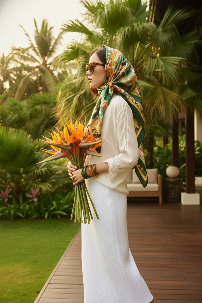 Áo kiểu cổ tim tay dài phối ren thời trang Hity