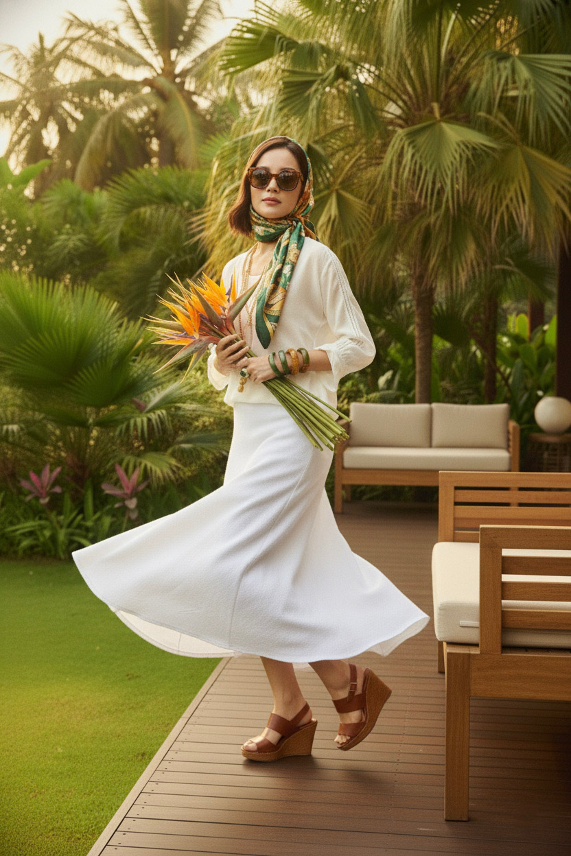 Áo kiểu cổ tim tay dài phối ren thời trang Hity