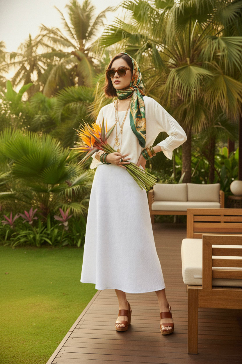 Áo kiểu cổ tim tay dài phối ren thời trang Hity