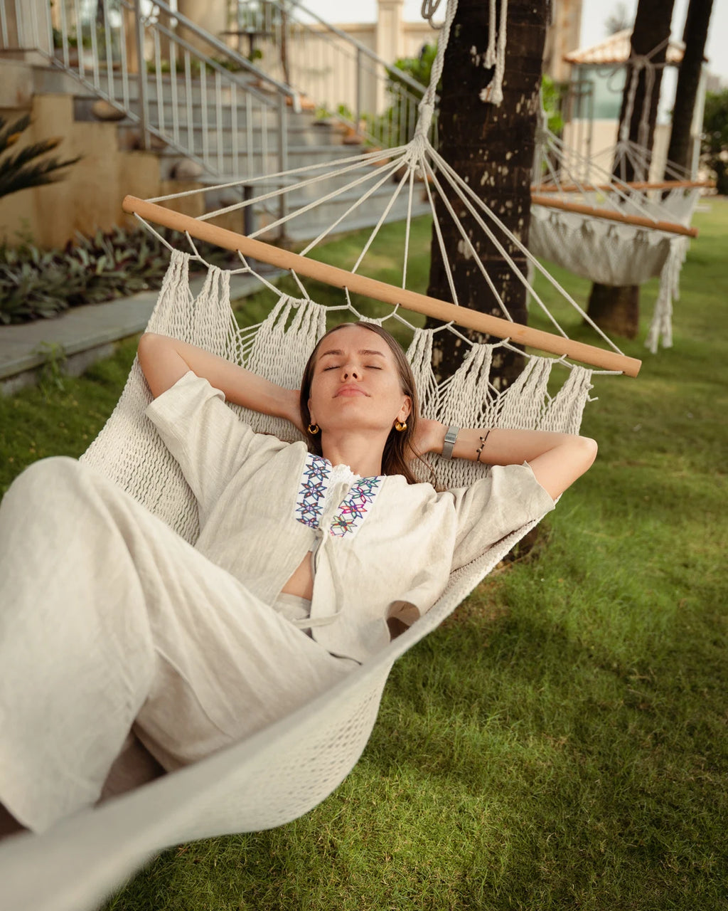 Áo khoác kimono linen phối thổ cẩm thời trang Hity