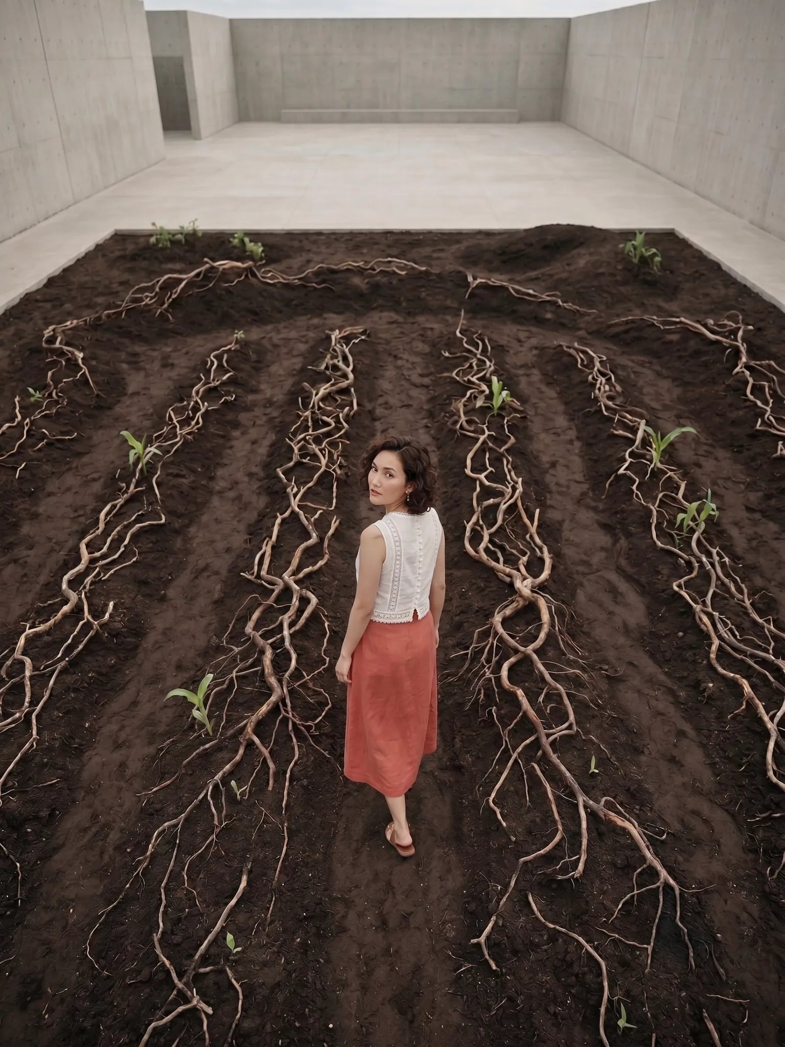 Áo ngắn croptop linen trắng phối ren cotton thời trang Hity