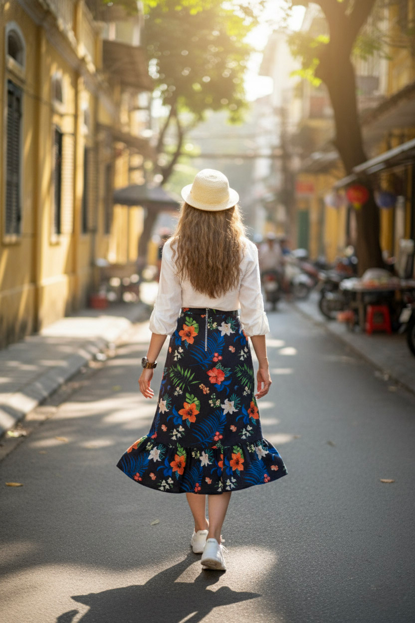 Áo sơ mi nữ tay dài linen trắng thời trang Hity