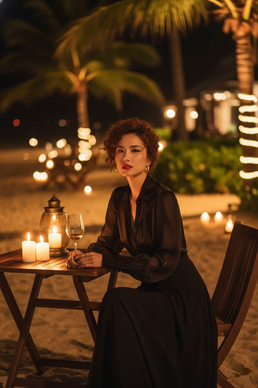 Áo sơ mi xuyên thấu organza sheer thời trang Hity