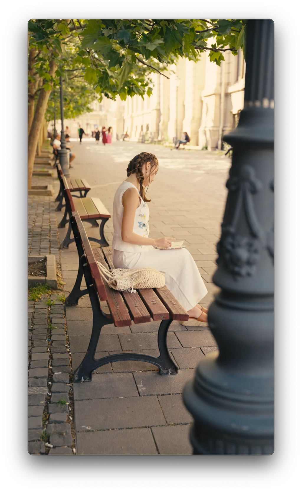 Hand-Embroidered Linen Vest