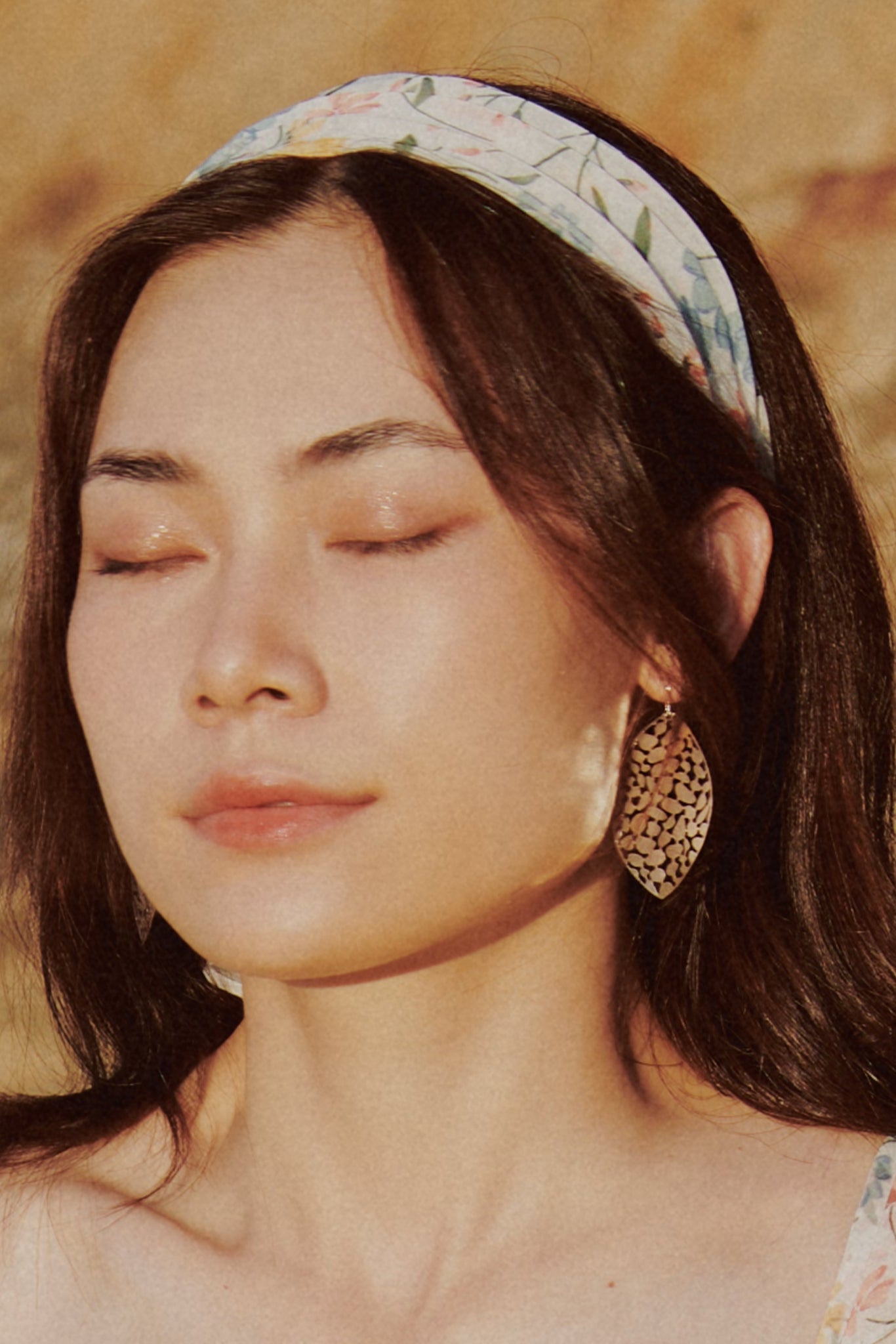 Bông tai bạc chạm trổ cut out filigree thời trang Hity