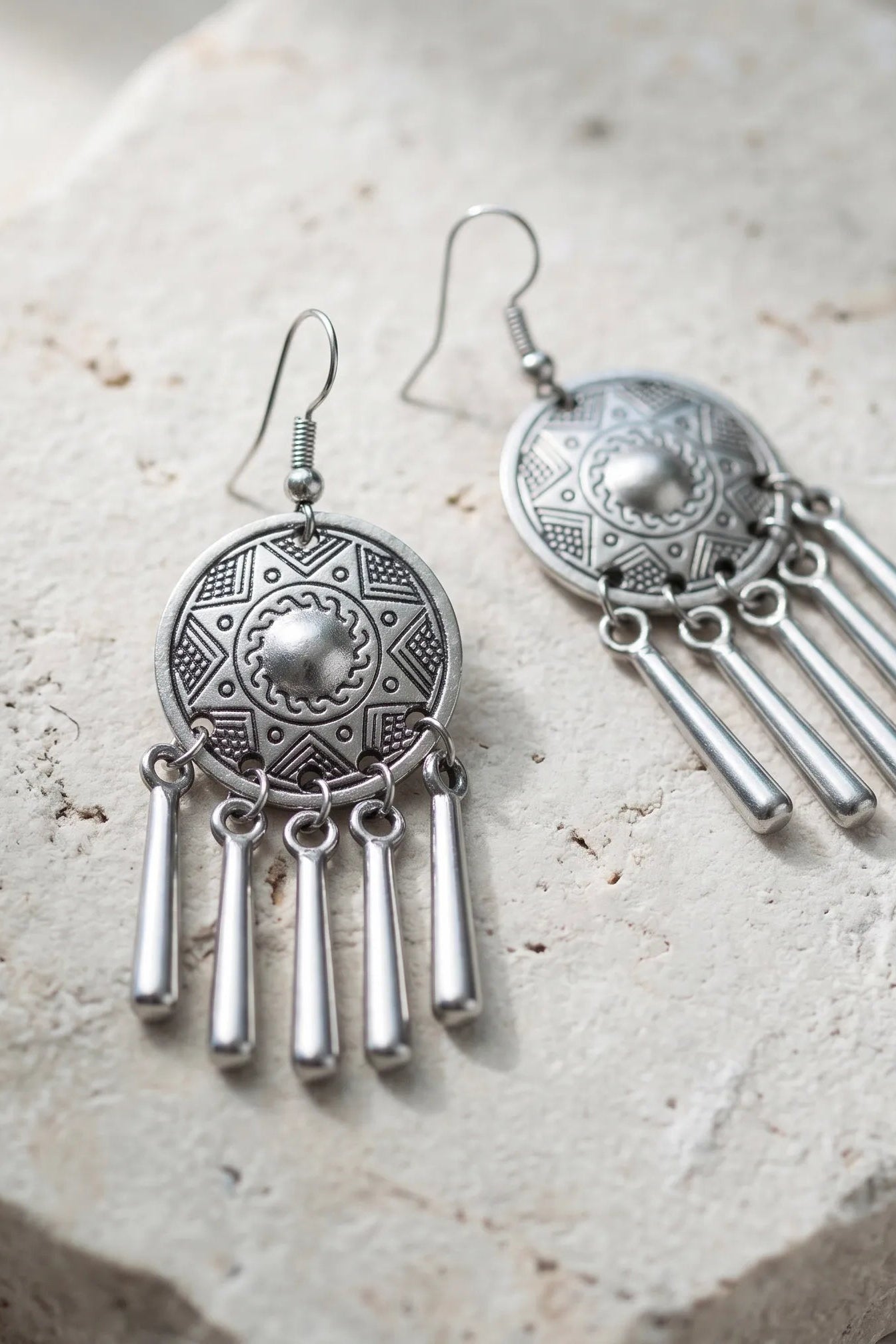 Bông tai boho thép không gỉ thời trang Hity