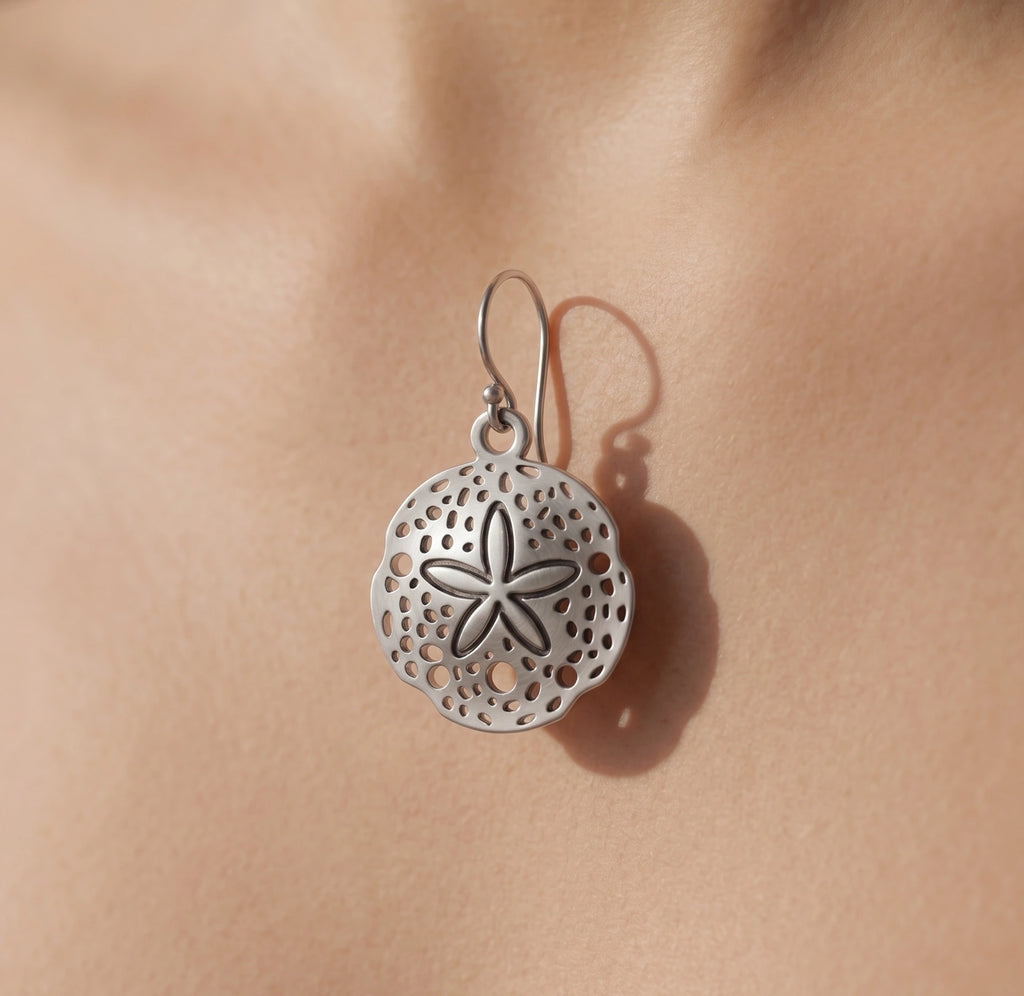 Bông tai chạm khắc filligree thép không gỉ thời trang Hity