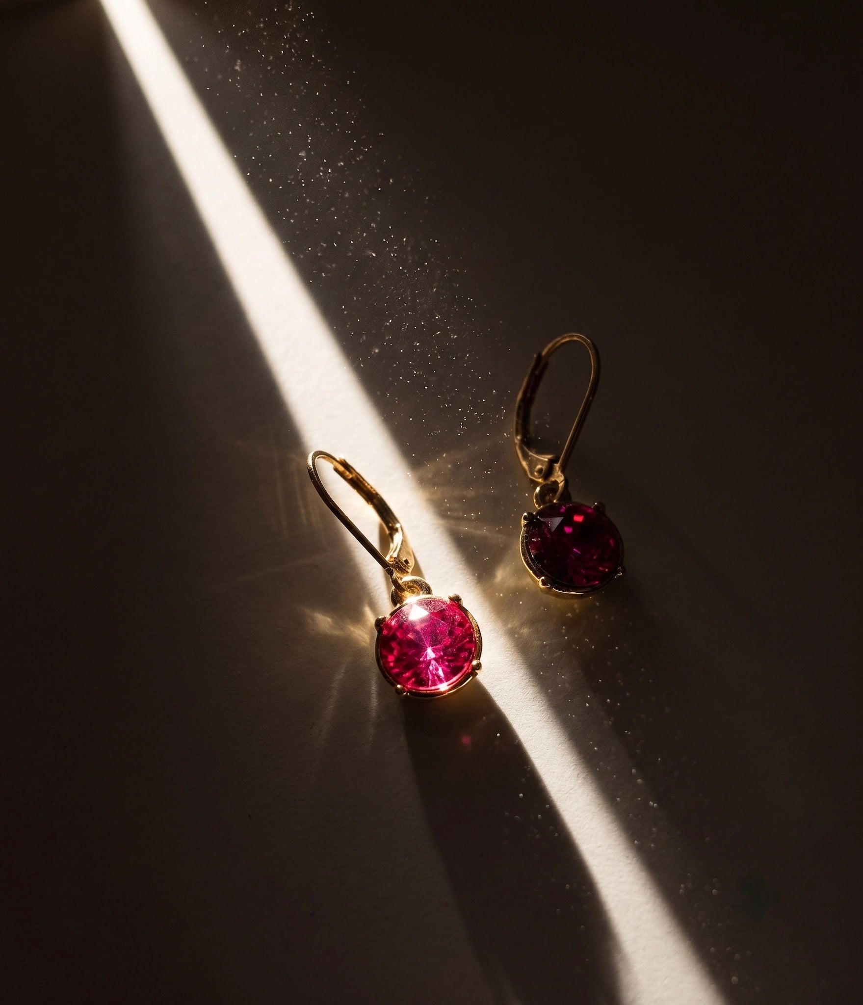 Bông tai pha lê hồng sen Swarovski thời trang Hity