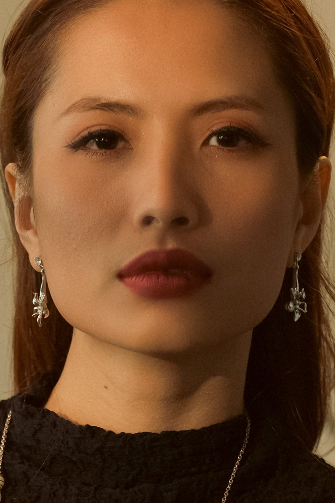 Bông tai bạc nạm cubic zirconia thời trang Hity