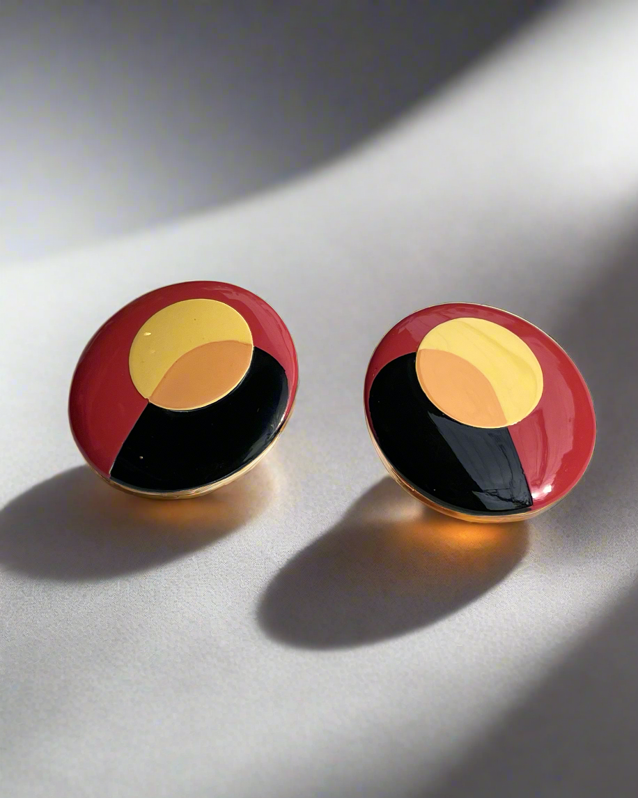 Bông tai nụ sơn mài thời trang Hity