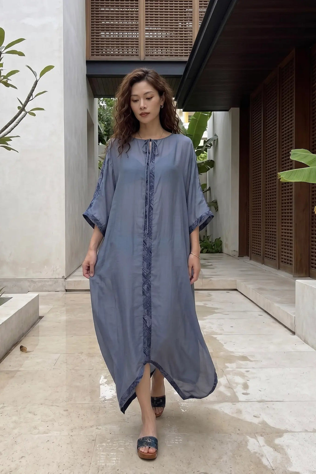 Đầm maxi đi biển kahtan thời trang Hity