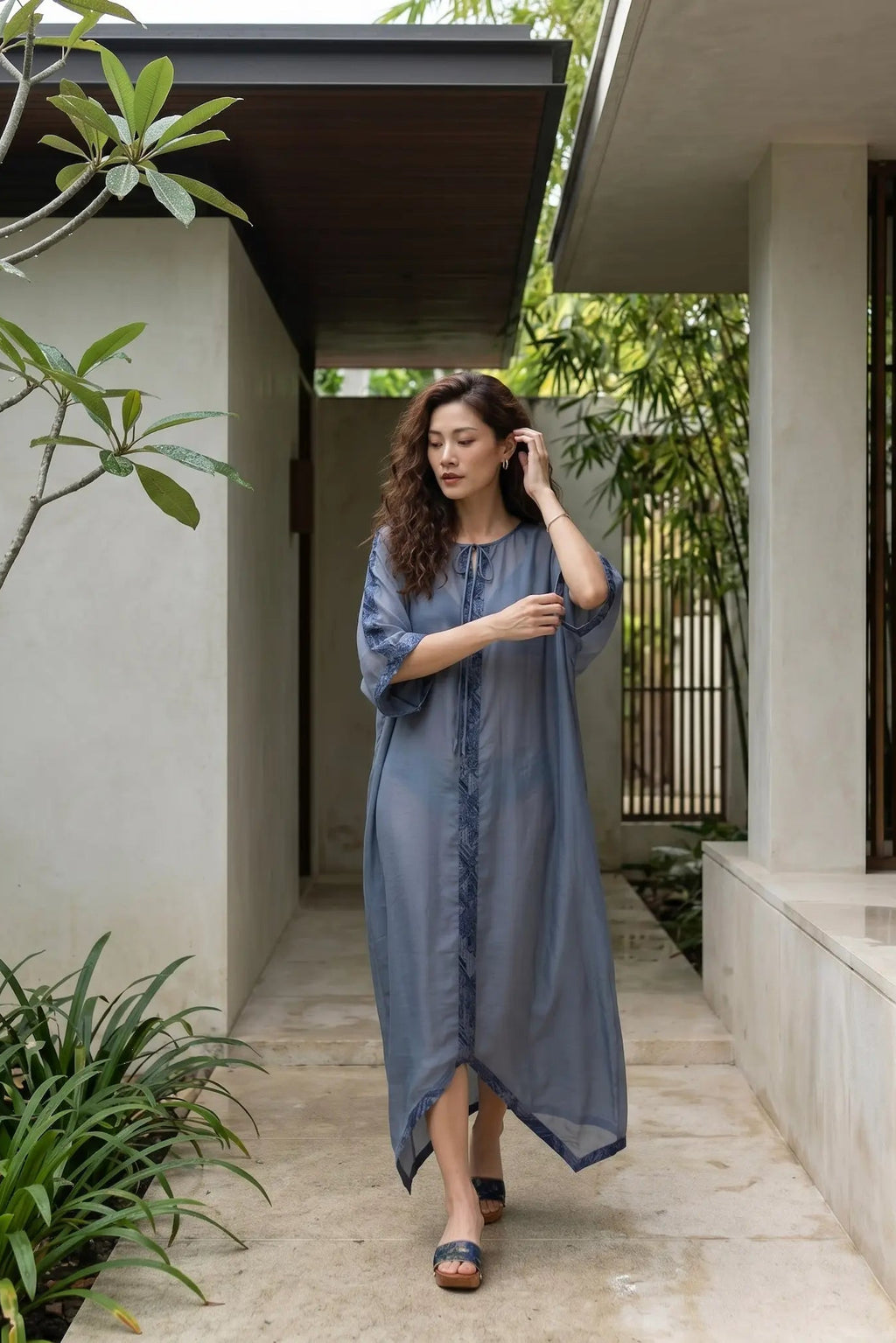 Đầm maxi đi biển kahtan thời trang Hity