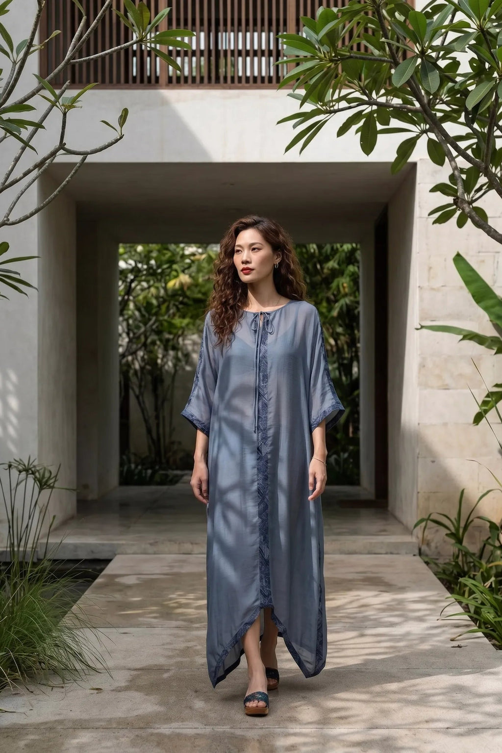 Đầm maxi đi biển kahtan thời trang Hity