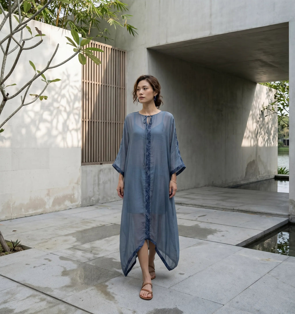 Đầm maxi đi biển kahtan thời trang Hity