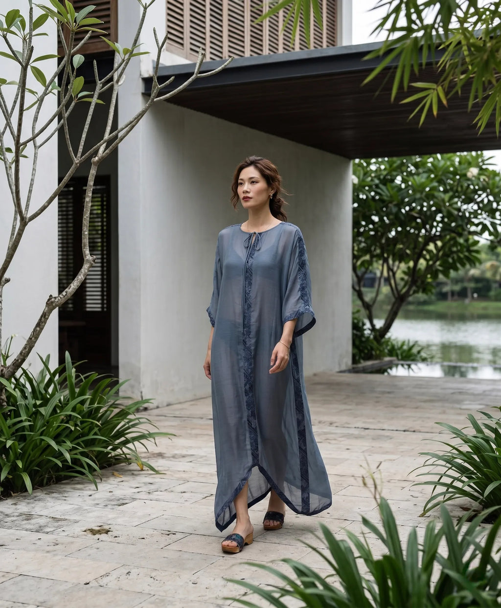 Đầm maxi đi biển kahtan thời trang Hity