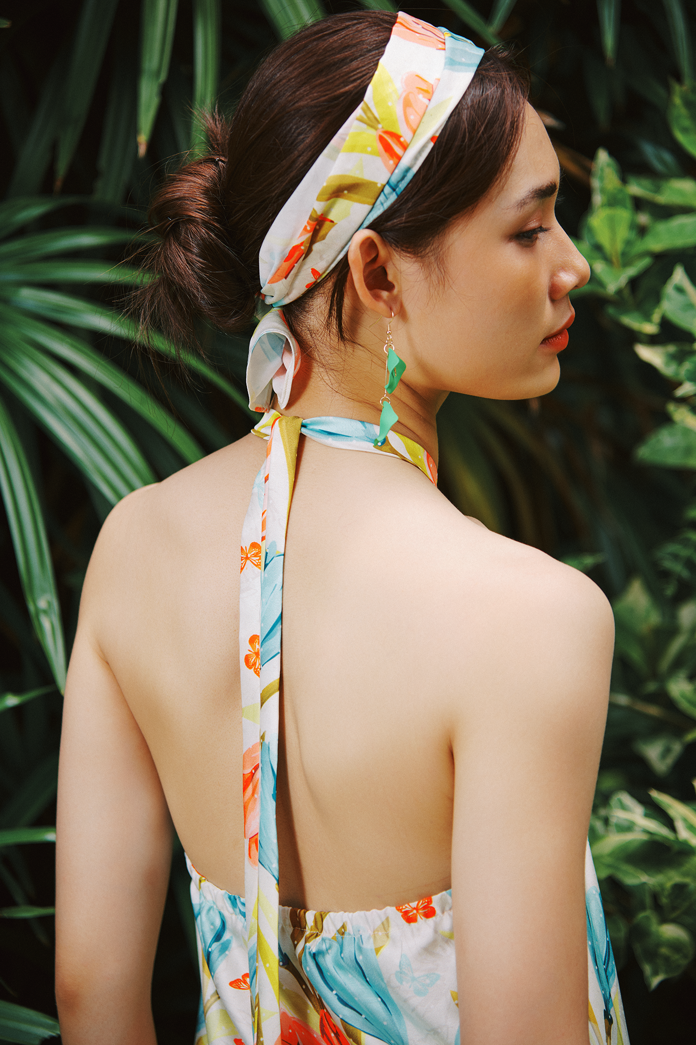 Bộ set áo yếm hoa quần ống đứng thời trang Hity