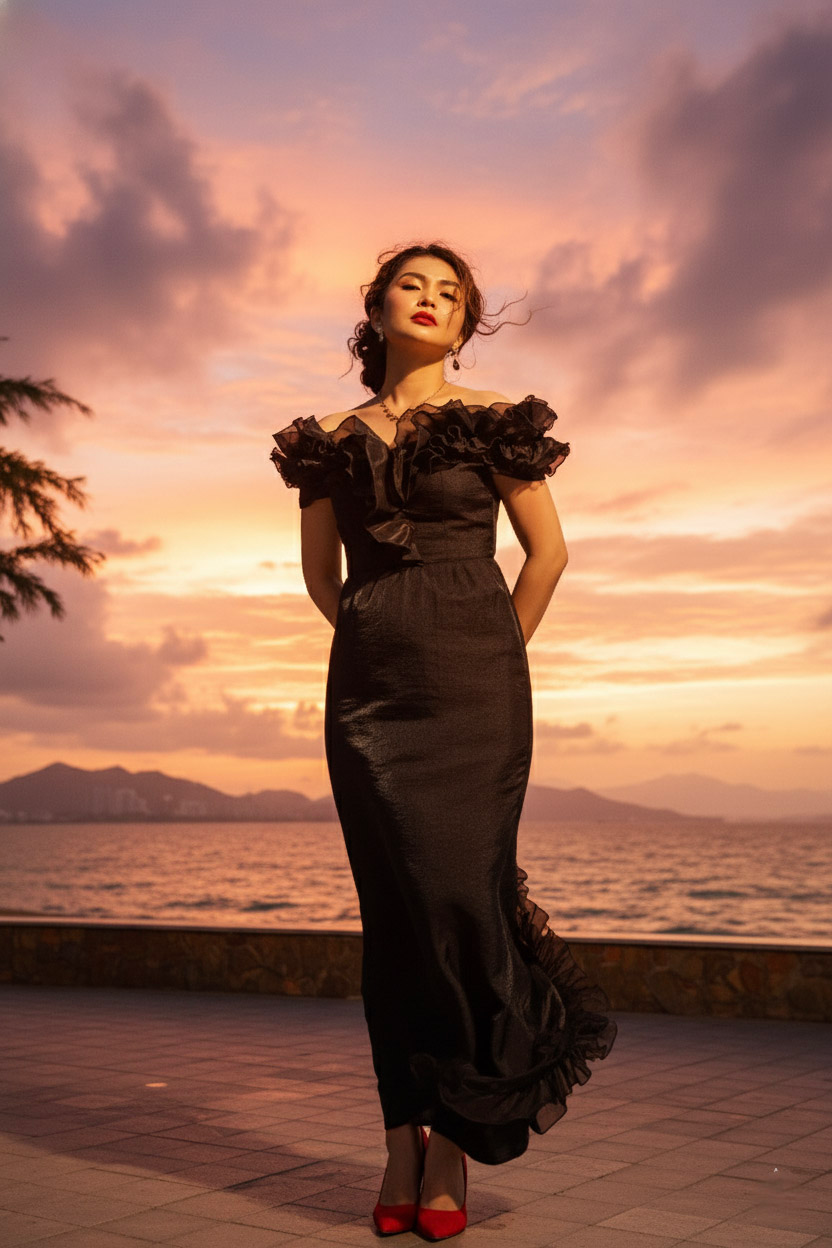 Đầm Maxi Yến Tiệc Dạ Huyên