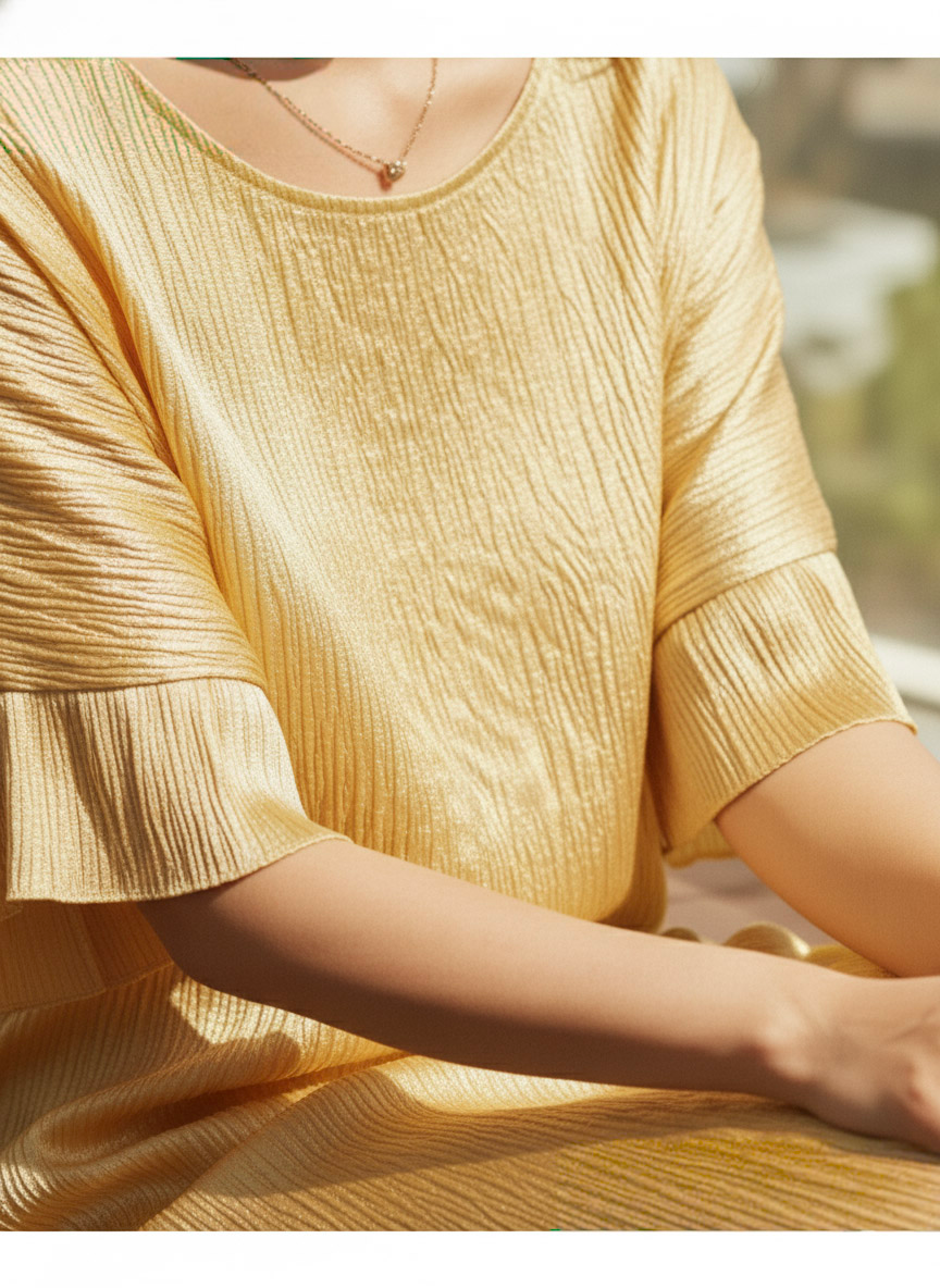 Đầm lụa tơ tằm lãnh Mỹ A thời trang bền vững Hity