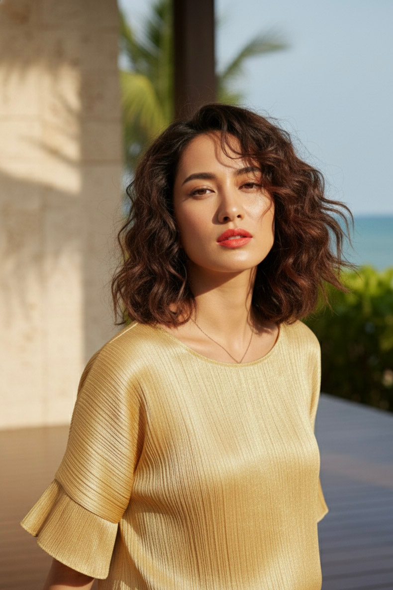 Đầm lụa tơ tằm lãnh Mỹ A thời trang bền vững Hity