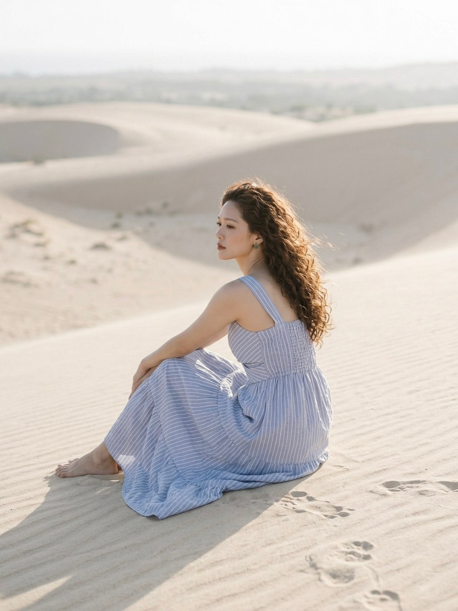 Đầm Maxi Cotton Vân Hy