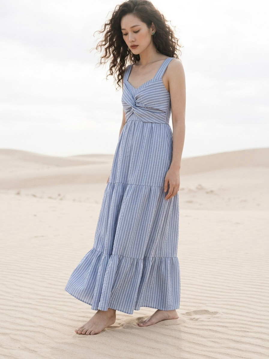 Đầm Maxi Cotton Vân Hy