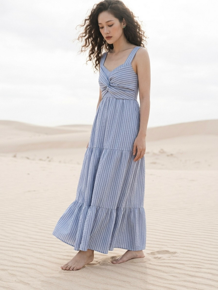 Đầm Maxi Cotton Vân Hy