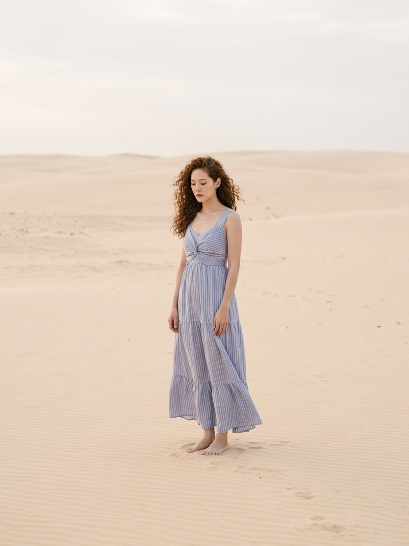 Đầm Maxi Cotton Vân Hy