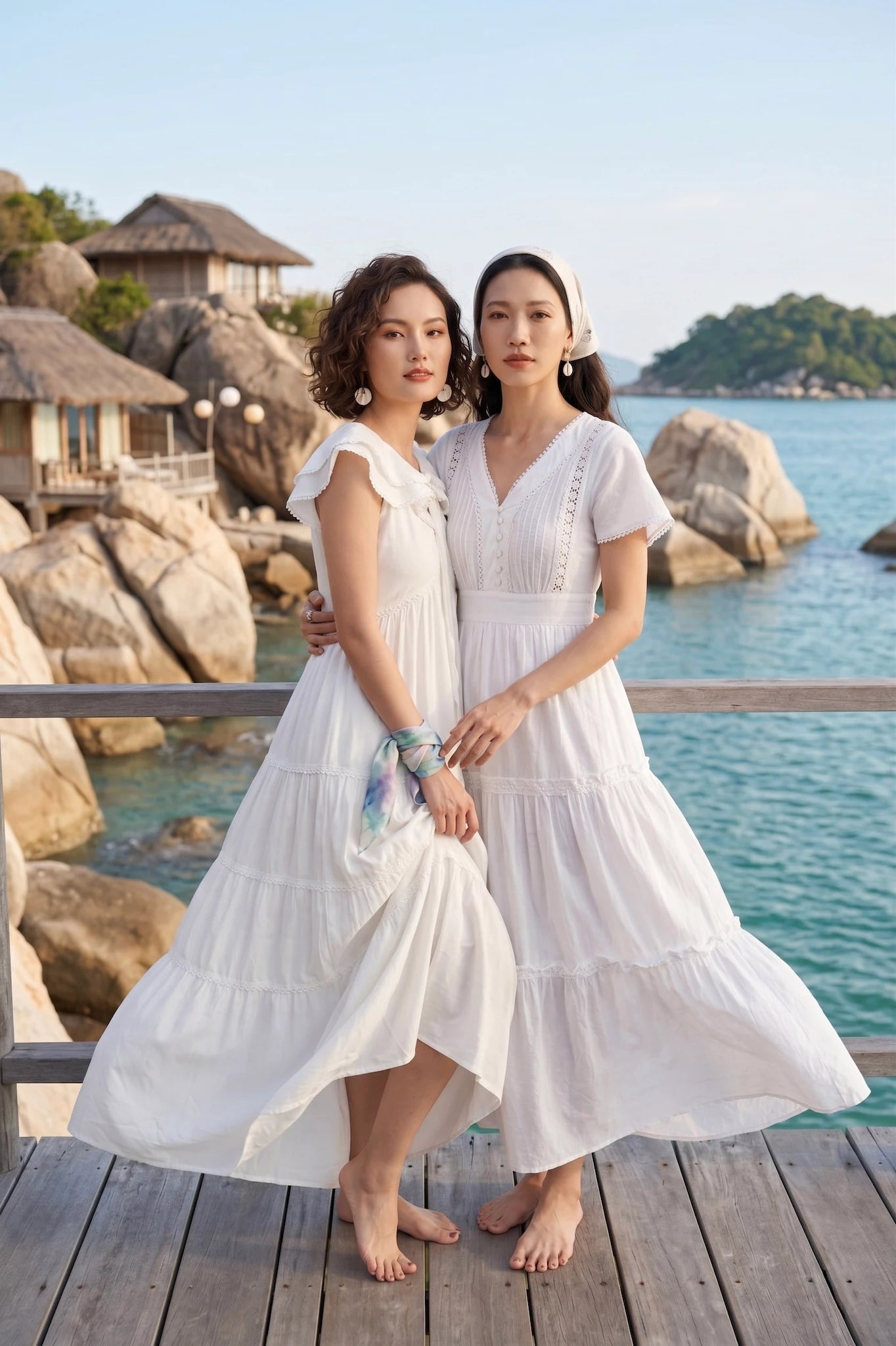 Đầm Maxi Cotton Mây