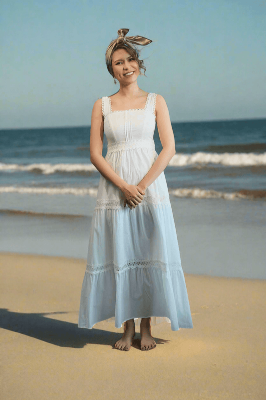 Đầm Maxi Cotton Thơ - Hity