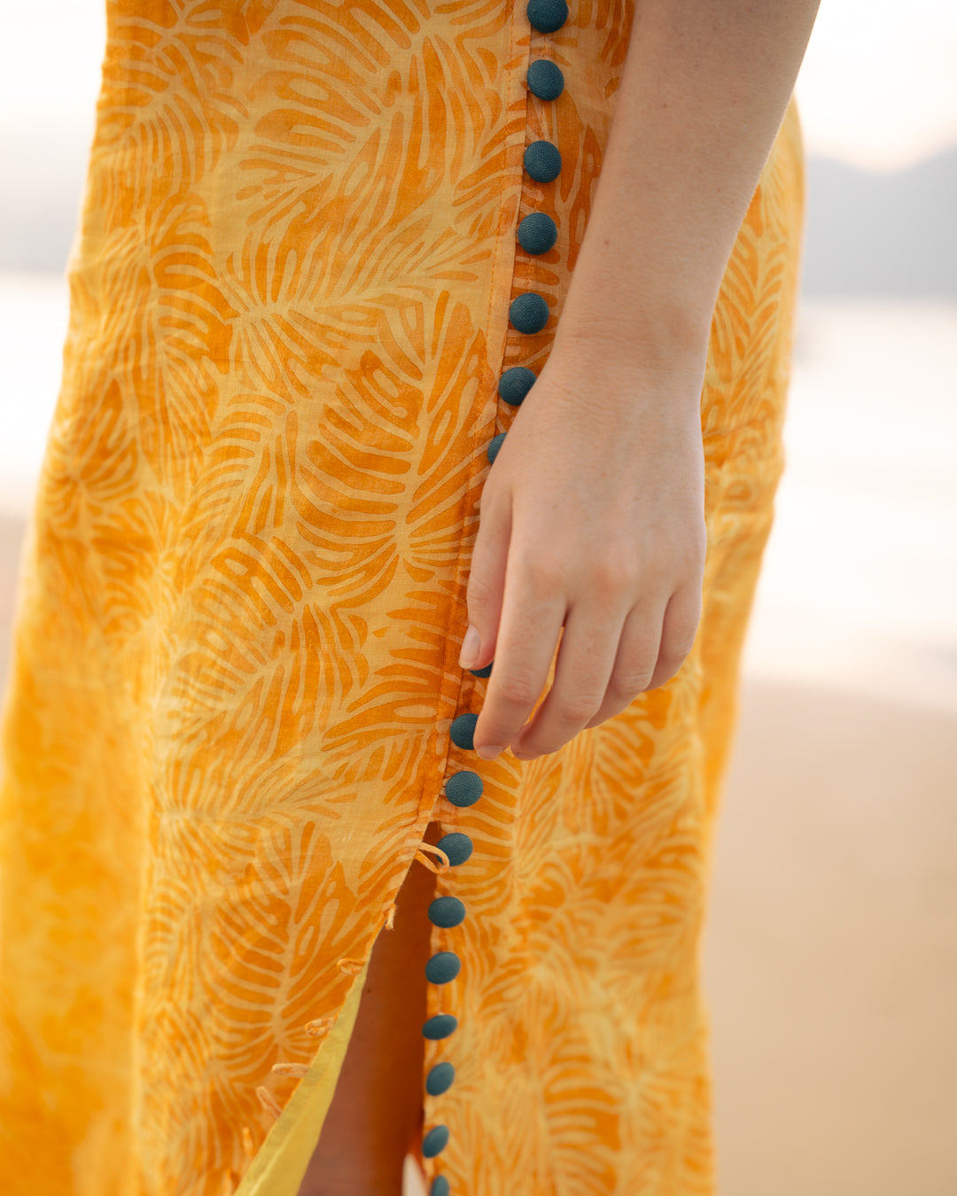 Đầm suông hai dây linen thời trang Hity