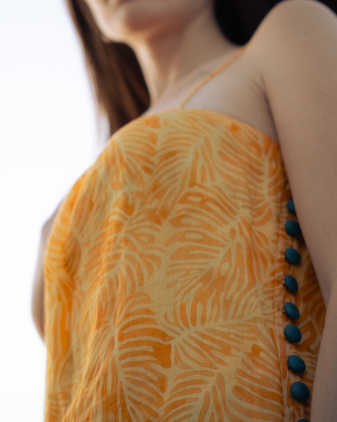 Đầm suông hai dây linen thời trang Hity