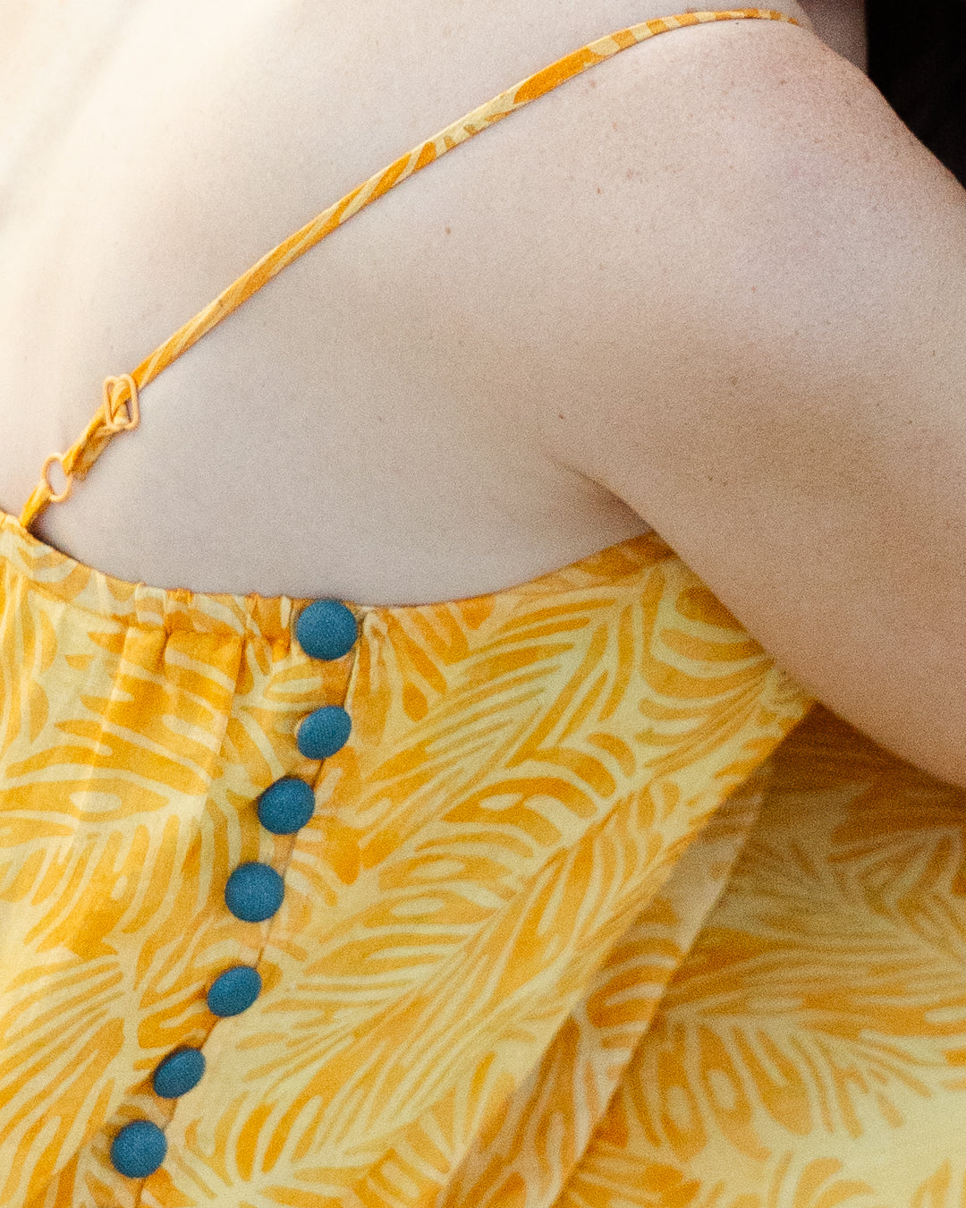 Đầm suông hai dây linen thời trang Hity