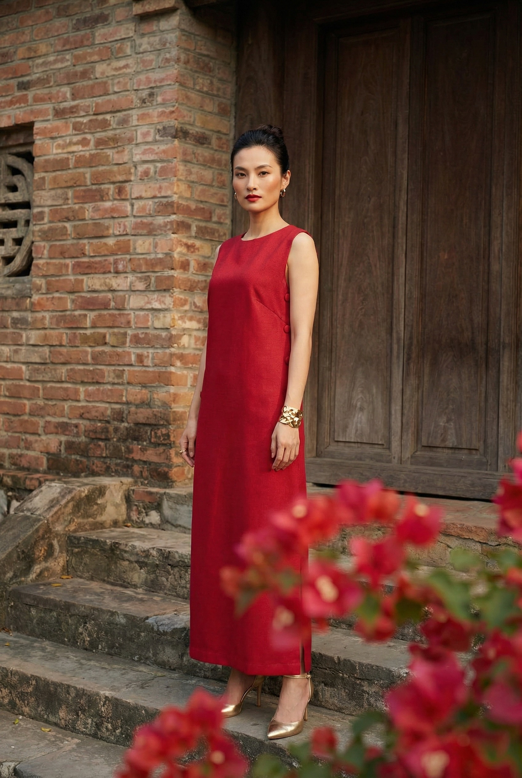 Đầm Suông Xẻ Tà Lộc