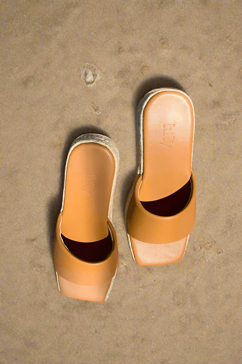 Dép cói đế xuồng quai ngang thời trang Hity