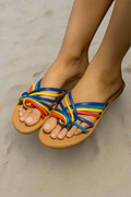 Dép sandals xỏ ngón da lộn thời trang Hity