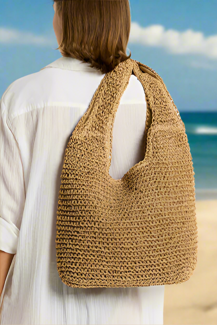 Giỏ cói giấy dáng mềm thời trang Hity