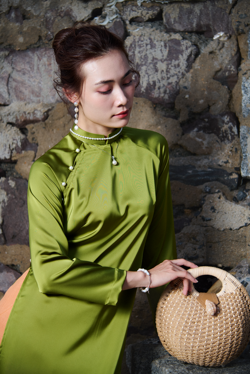 Giỏ túi mây đan thủ công dáng trứng tròn cầm tay thời trang Hity