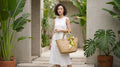 Khăn lụa tơ tằm nhuộm loang tiedye twilly thời trang Hity