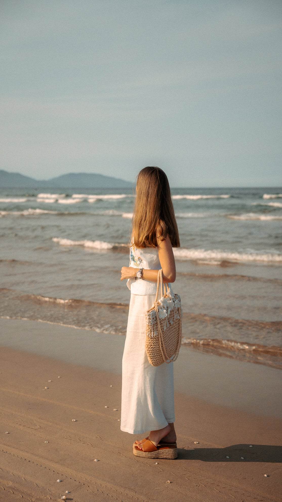 Váy Linen Suông Lân Sa - Hity