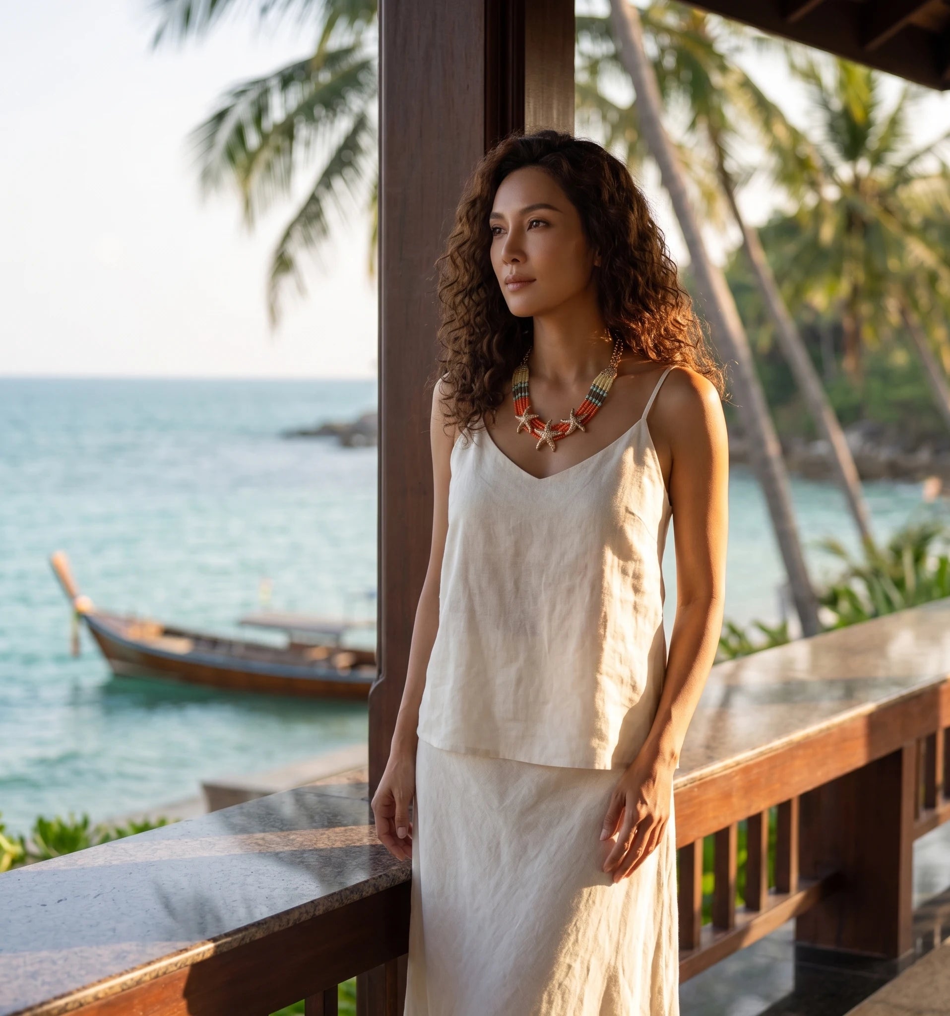 Vòng cổ boho sao biển thời trang Hity