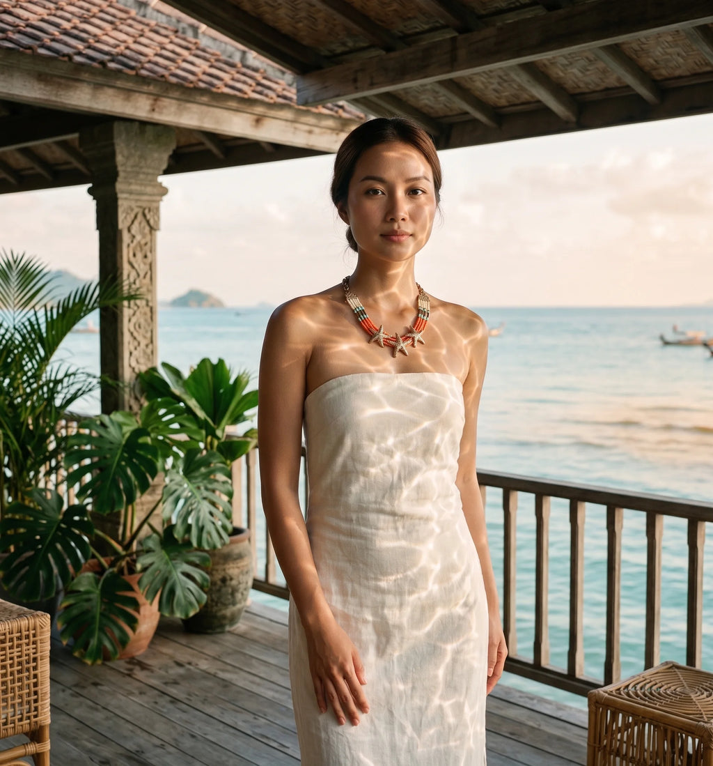 Vòng cổ boho sao biển thời trang Hity