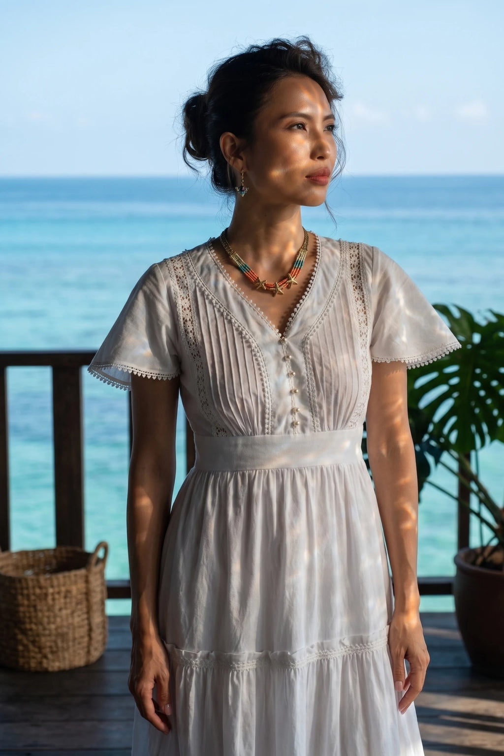 Vòng cổ boho sao biển thời trang Hity