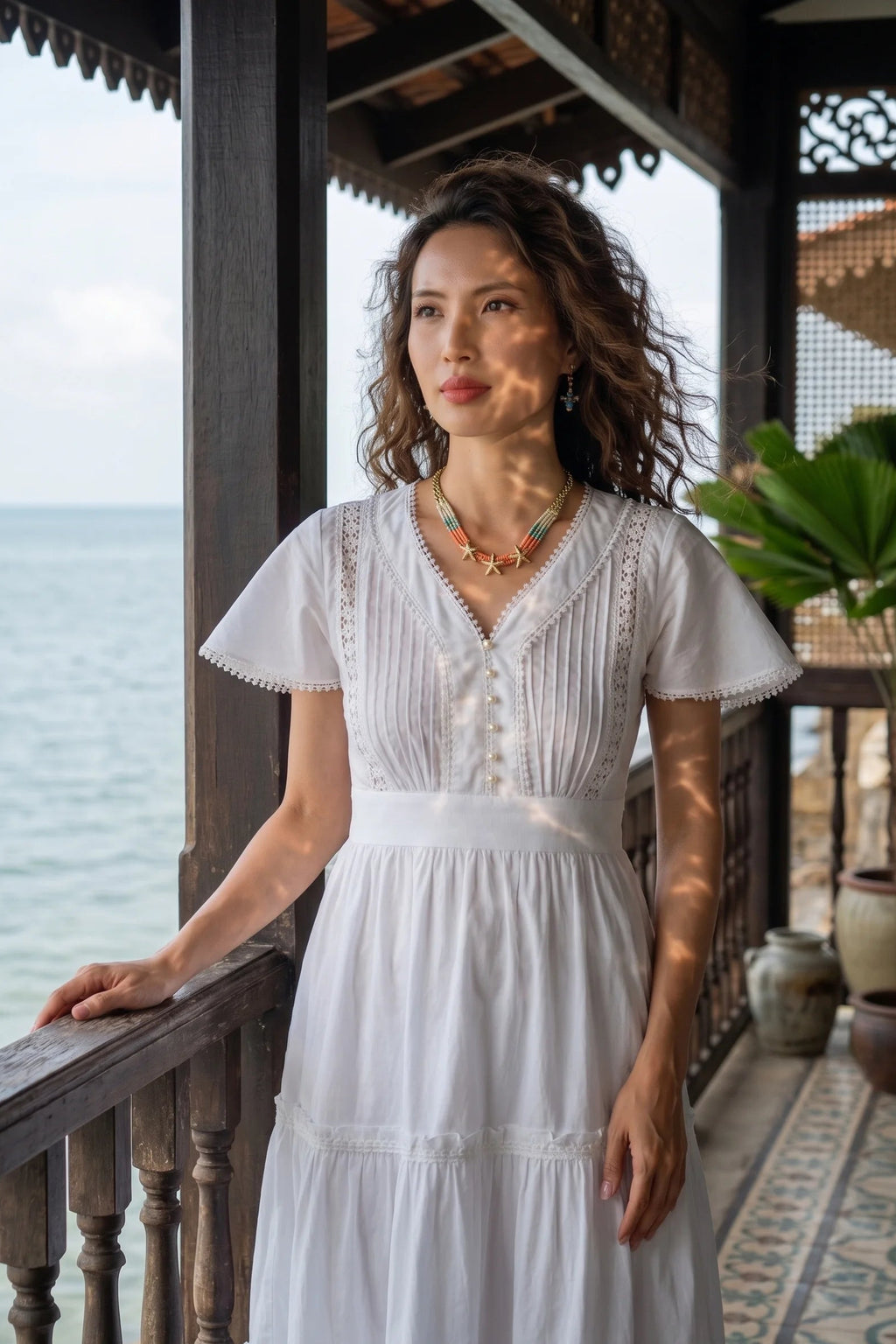 Vòng cổ boho sao biển thời trang Hity