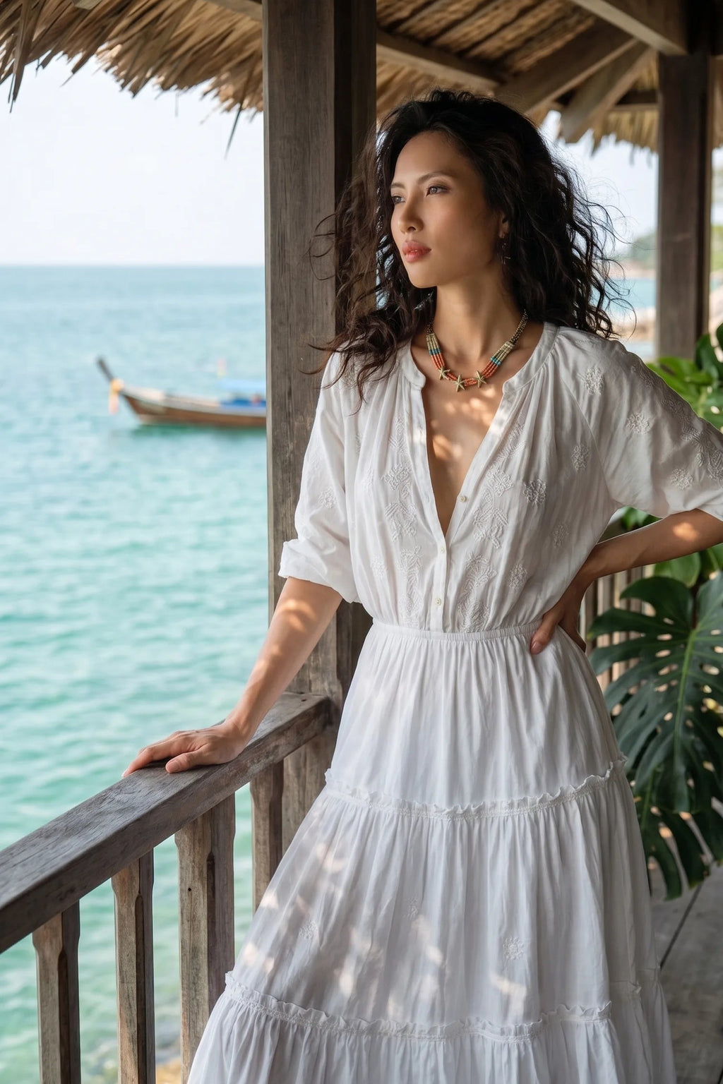 Vòng cổ boho sao biển thời trang Hity