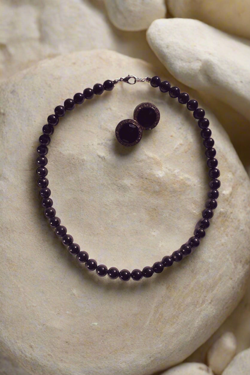 Vòng cổ ngọc trai từ tính nam châm thời trang Hity