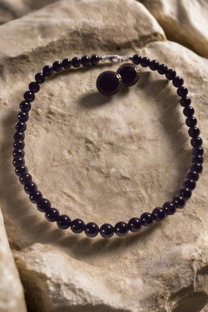 Vòng cổ ngọc trai từ tính nam châm thời trang Hity